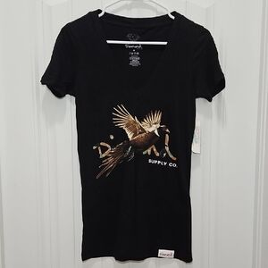 Diamond Supply Co. Graphic V-neck Short Sleeve T-shirt